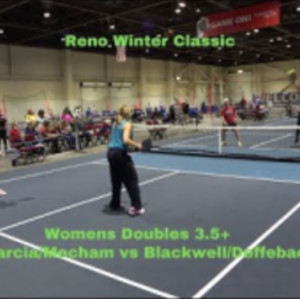 Reno Winter Classic Womens Doubles 3.5 Garcia/Mecham vs Blackwell/Deffebach