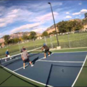 Pickleball 35 Shot Rally Kyle/Jay vs. Larry/Tyler
