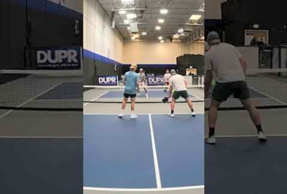 Unbelievable Pickleball Backhand Flick Shot - Watch!
