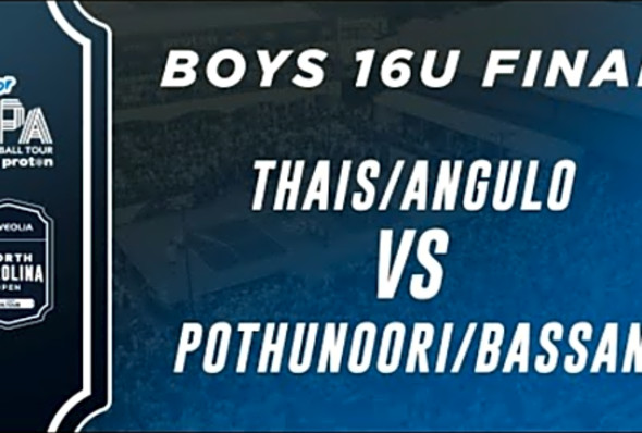 Thais/Angulo v Pothunoori/Bassan at the Junior PPA Veolia North Carolina Open