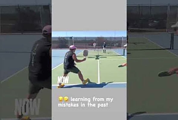 Learning from my mistakes! #pickleball #Highlights #Sports #Fun #Action