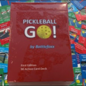 Pickleball GO! The Card Game. Fast action, head to head, card game of pi...