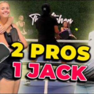 I Took On TWO Pickleball Pros at Once - Insane 1v2 Battle Highlights!