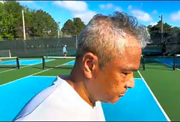 Pickleball Game Interrupted: Questioning a Potential Kitchen Violation! #1659