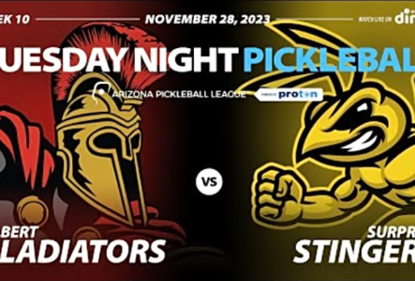 AZ PBL: Gilbert Gladiators vs Surprise Stingers (Tue Nov 28, Season 2, Week 10)