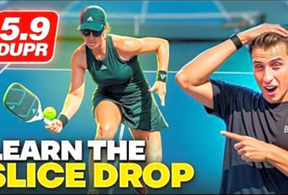 Mari Humberg Teaches The Third Shot Slice Drop in Pickleball