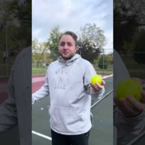 Dink Shot First Video! How to properly serve.
