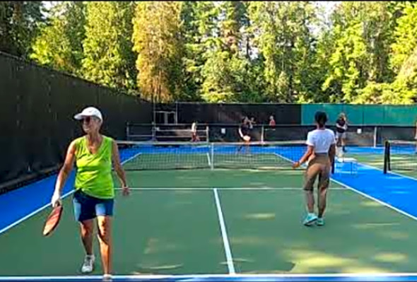 GH011094 Pickleball Play at Murdo Fraser Park BC June 22 2023