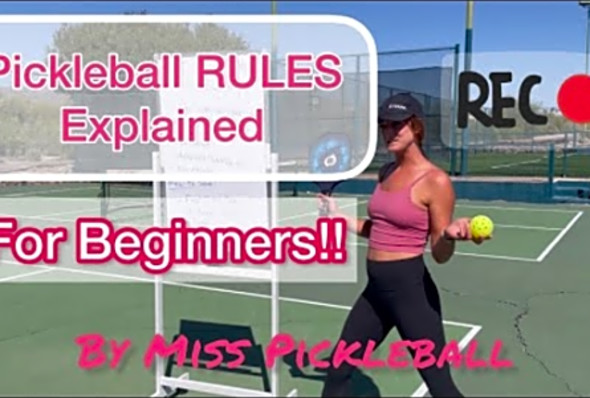 PICKLEBALL RULES EXPLAINED. For beginners!