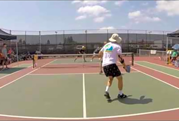 Tustin Labor Day 2016 Pickleball Tournament MD OPEN Bronze Match