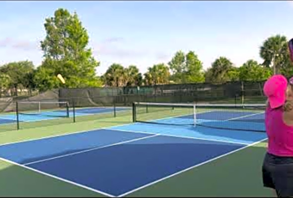 Monday Morning High Level Pickleball Game 2