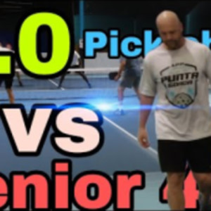 Can Senior 4.5 Survive Against 20 5.0 Pickleball Men&#039;s Doubles Rec Game ?