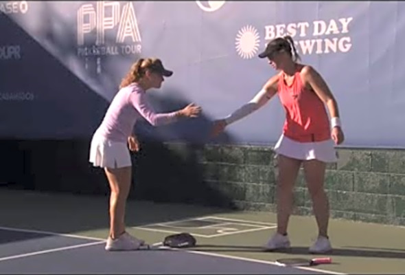 Womens Doubles Gold Medal Match (V. David / A. Koop vs I. Tereschenko / E. Wright)