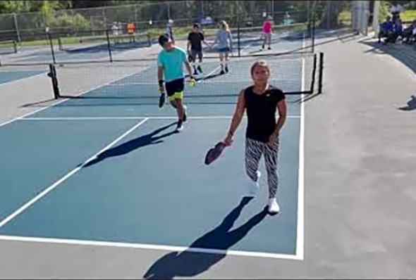 Englewood Moneyball Pickleball Tournament- Dominic Catalano - Mixed 3.5 Playoff Game 2