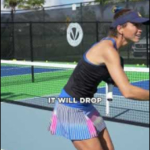Pickleball #shorts - Top spin Volley Breakdown Part 2