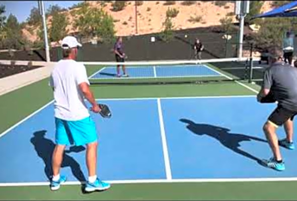 M3.5 Pickleball Quarter Final Match Fall Brawl st George Utah 2023 55-59