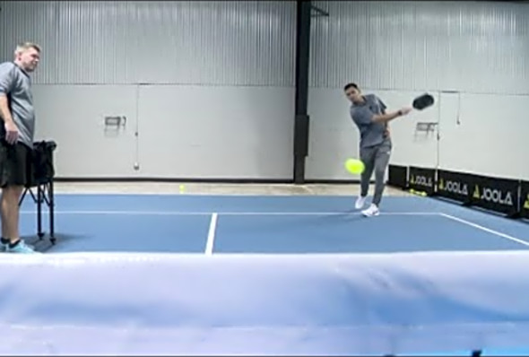Getting a pickleball lesson for the first time in Northeast Ohio