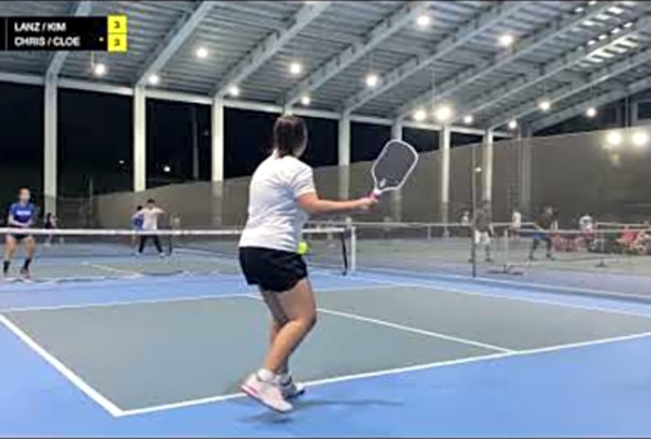 Mixed Doubles Pickleball game at VMMC - LANZ/KIM vs. CHRIS/CLOE