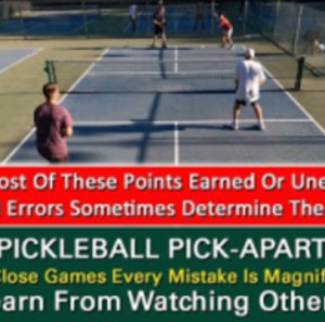 Pickleball! Points Given Away vs Points Earned! Usually The Difference I...