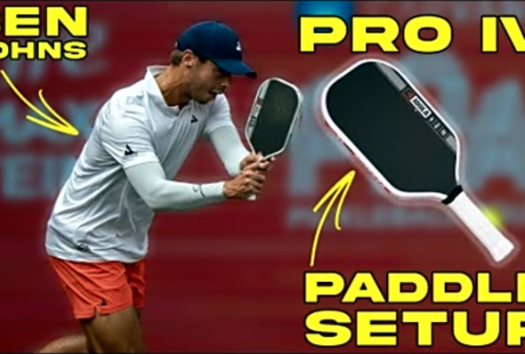 My Joola Pro IV Paddle Setup - Ben Johns