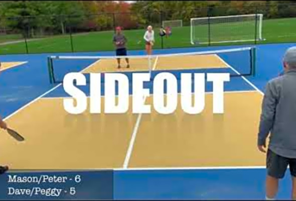 PickleBall Game at Colchester Courts (with Commentary) - 2022 not 2023! :/