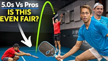 5.0s Get TWO Hits vs. Pickleball Pros - Can They Finally Win?