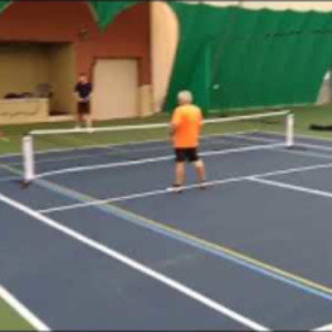 LTF Pickleball - Joe&#039;s topspin backhand volley