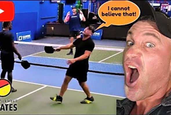 Aggression vs Annoying Defense: Joey and Cliff Pickleball Play Pickleball Tournament