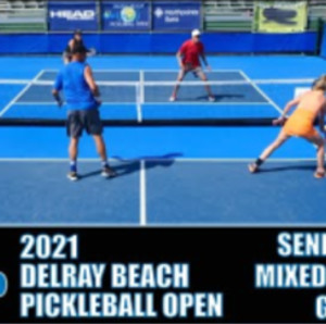APP 2021 Delray Beach Pickleball Open SR. Pro Mixed Doubles Gold: Moore/...