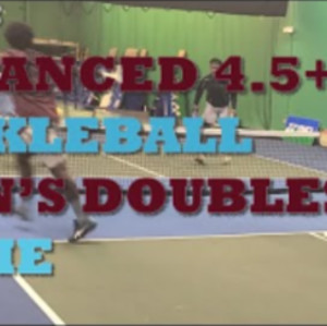 Advanced 4.5 pickleball men&#039;s doubles game atClearOne FL