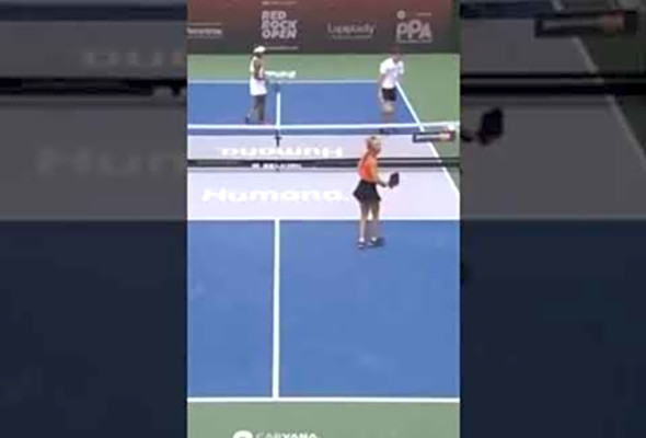 Black/Frazier vs Jones/Sock - Selkirk Red Rock (2) #shorts #pickleball