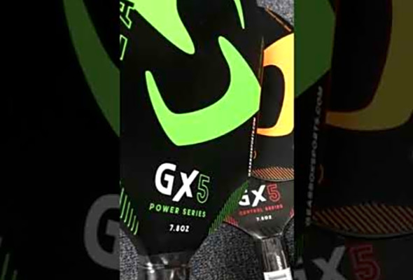 Gearbox GX5 CONTROL and GX5 POWER Pickleball Paddles 2020