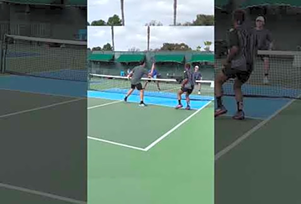 PICKLEBALL FOOTWORK (IN GAME) #shorts