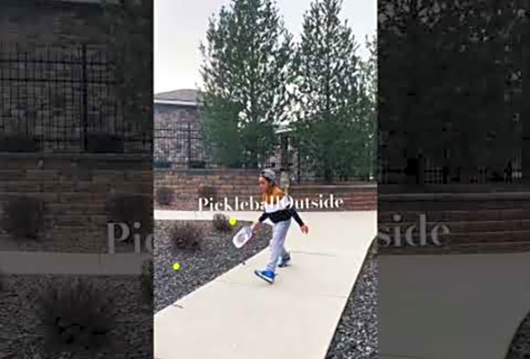 Pickleball Outside #pickleball #viral #highlights #idaho #winter