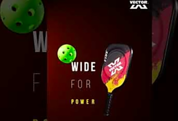 Elevate Your Pickleball Game with the Vector Fire Racket!