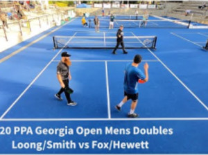 2020 PPA Georgia Open Mens Pro Doubles, Loong/Smith vs Fox/Hewett