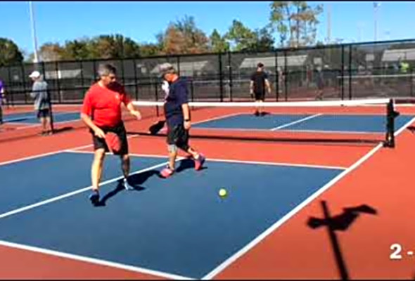 2021 East Naples Winter Pickleball Classic - Mens Doubles 4.5, 60 - Winners Bracket - 2nd Round