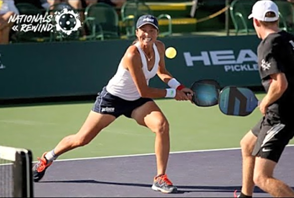 USA Pickleball Nationals: Yates/Jardim vs. Newman/Newman 2019 Mixed Doubles Pro Gold Medal