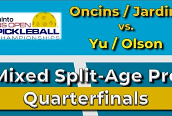 2025 US Open Pickleball Split-Age Pro Mixed Doubles Quarterfinals