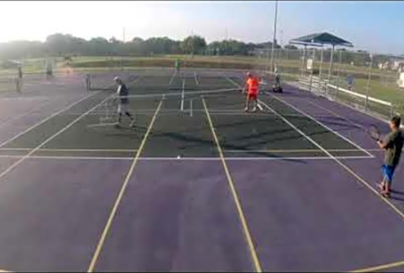 DONKEY PIckle ball players vs TENNIS players PUNTA GORDA FL.