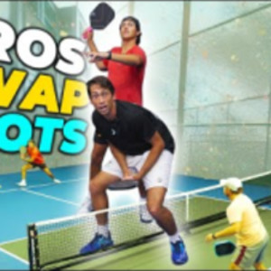 Can Pickleball Pros BEAT 5.0s with ALTERNATING SHOTS?