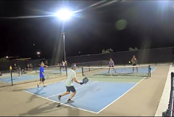 Pickleball match highlights. Kenzo and KidCroc vs Leo and Sarah