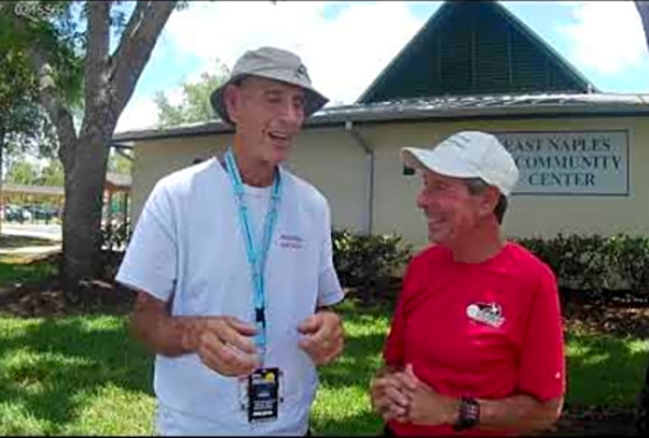 Bob Savar interviews Keith Bing at the 2019 US Open Pickleball Championships in Naples FL