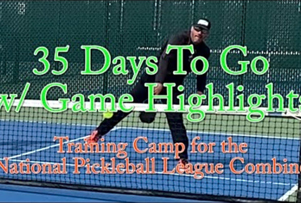 35 days left! Pickleball Game Highlights - Gym and Food - National Pickleball League
