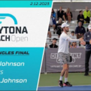 Gold Medal Match: Hunter Johnson vs Yates Johnson - Men&#039;s Singles - Dayt...