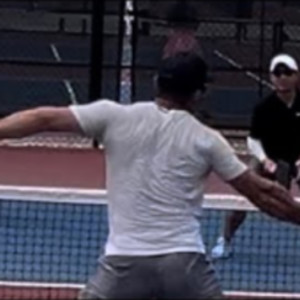 Mens 4.0 high level pickleball game at Naples pickleball center. High le...