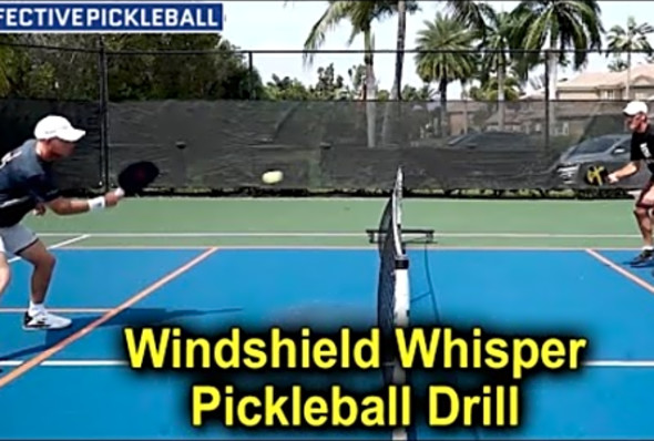 Dink &quot;Windshield Whisper Drill&quot; Pickleball Drill by Kyle Yates