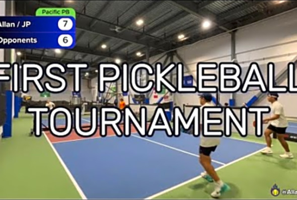 I&#039;m a Tennis Player playing my FIRST Pickleball Tournament!