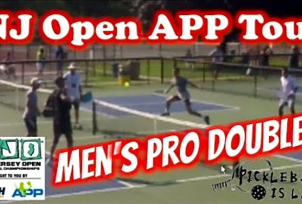 Zane Navratil &amp; Altaf Merchant v. Jim Dobran &amp; Chris Patrick - NJ Open App Tour Pro Men&#039;s Doubles