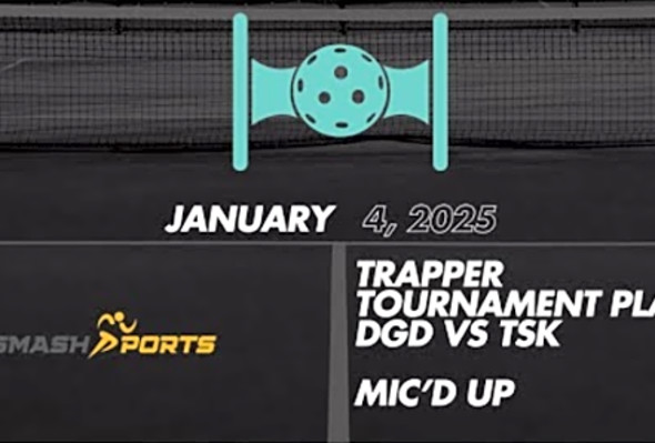 Trapper Pickleball Tournament Mixed Doubles - Dinkers Gonna Dink VS The Silent Knights